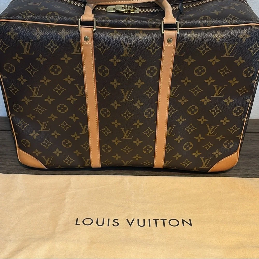 EUC [Louis Vuitton] Authentic Sirius 45 Travel Carryon Suitcase Bag Briefcase - Picture 5 of 16